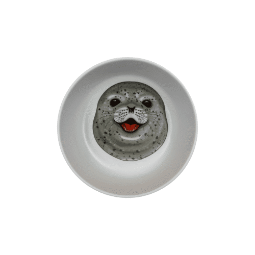 La Tanière, zoo, refuge, parc animalier, cadeau, bol, repas, bébé, phoque, otarie