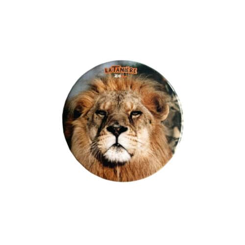 La Tanière, zoo, refuge, parc animalier, animaux, cadeau, homme, femme, enfant, bébé, noël, anniversaire, éthique, souvenir, badge