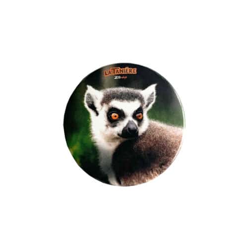 La Tanière, zoo, refuge, parc animalier, animaux, cadeau, homme, femme, enfant, bébé, noël, anniversaire, éthique, souvenir, badge