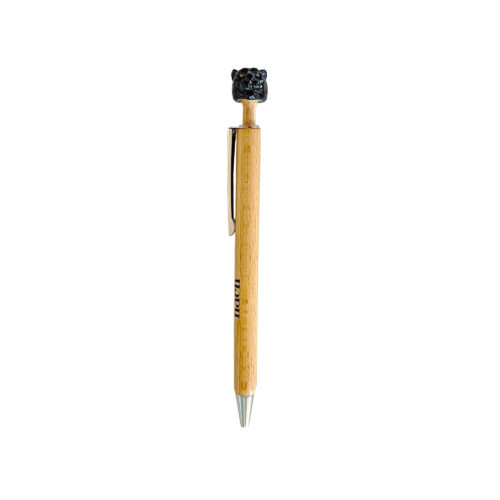 La Tanière, zoo, refuge, parc animalier, cadeau, stylo, écriture, papeterie, rentrée des classes, panthere, porcelaine, artisanat