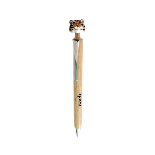 La Tanière, zoo, refuge, parc animalier, cadeau, stylo, écriture, papeterie, rentrée des classes, tigre, porcelaine, artisanat